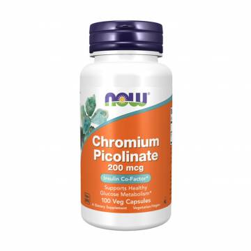 Пиколинат хрома NOW foods Chromium Picolinate 200 мкг, 100 капсул Пиколинат хрома NOW foods Chromium Picolinate 200 мкг, 100 капсул