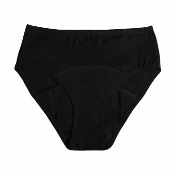 Менструальное белье Ecotim for girls черное, размер S, 1 шт