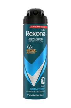 Антиперспирант-спрей Rexona Men Advanced Protection 72H Cobalt Dry мужской, 150 мл