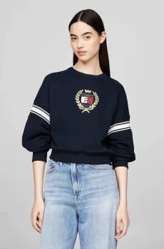 Женский темно-синий свитшот TJW NW BXY CREST CREW Синий XS Tommy Jeans DW0DW18772