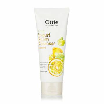 Очищающая пенка для умывания Ottie Fruits Yogurt Foam Cleanser Lemon с йогуртом и экстрактом лимона, 150 мл Очищающая пенка для умывания Ottie Fruits Yogurt Foam Cleanser Lemon с йогуртом и экстрактом лимона, 150 мл