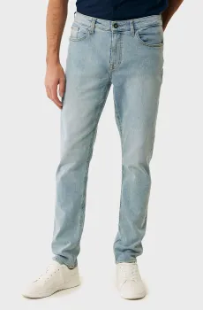 Мужские голубые джинсы JIM Jeans mid waist / tapered leg Голубой 30-32 Mexx MF006200251M