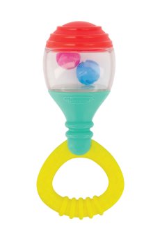 Игрушка прорезыватель-погремушка Infantino Babys 1st Musical Maraca Suitable From Birth, с рождения (315259)