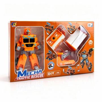 Игровой робот-трансформер машинка DADE TOYS с/х техника (D622-H360B)