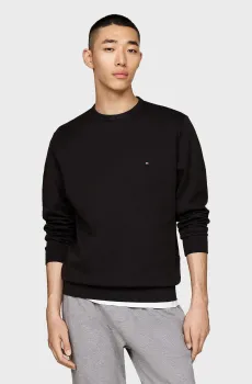 Мужской черный свитшот ESSENTIAL INTECHNO CREWNECK Черный XXL Tommy Hilfiger MW0MW37241