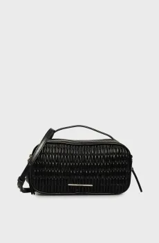 Женская черная сумка RUCHED Черный ONESIZE Calvin Klein LV04K3184G