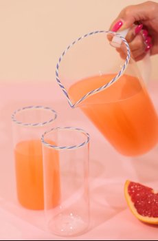 Набор стаканов Zafferano Intrecci Highball 420 ml 6 шт