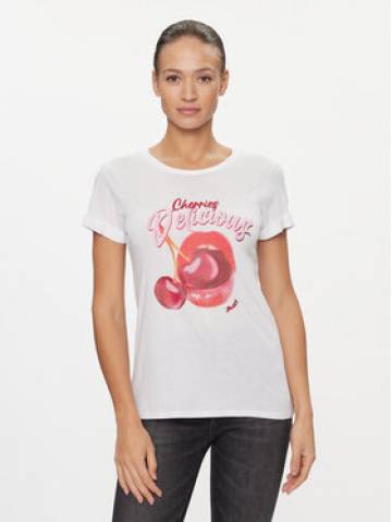 Guess Футболка Delicious Rol W4RI22 K9SN1 Білий Regular Fit Guess Футболка Delicious Rol W4RI22 K9SN1 Білий Regular Fit