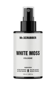 Одеколон после душа и бритья Mr.Scrubber White Moss Cologne After Shower After Shave, 100 мл