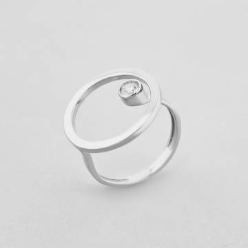 Серебряное кольцо Minimal 1379-18 18 Серебряное кольцо Minimal 1379-18 18