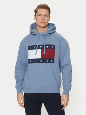 Tommy Jeans Світшот Flag DM0DM21174 Голубий Regular Fit Tommy Jeans Світшот Flag DM0DM21174 Голубий Regular Fit
