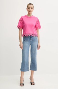 Хлопковая футболка Morgan DFUTUR