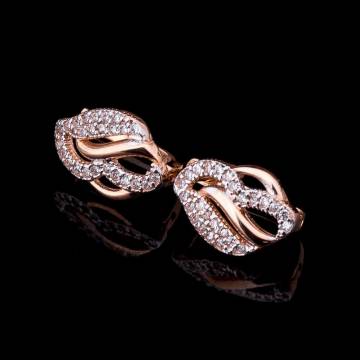 Серьги из золота (фианиты) с02152 Серьги из золота (фианиты) с02152