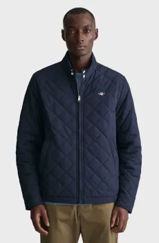 Мужская темно-синяя куртка QUILTED WINDCHEATER Синий S Gant 7006340