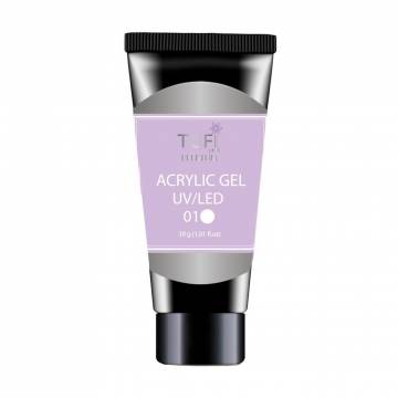 Акрил-гель для ногтей Tufi Profi Premium Acrylic Gel UV/LED, 01 Белый снег, 30 г Акрил-гель для ногтей Tufi Profi Premium Acrylic Gel UV/LED, 01 Белый снег, 30 г