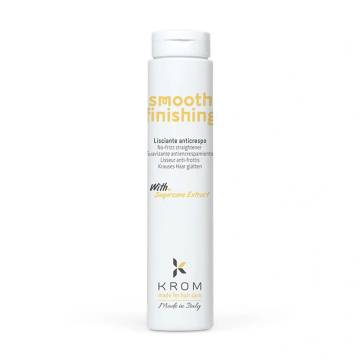 Разглаживающая сыворотка для волос Krom Smooth Finishing с экстрактом тростникового сахара, 250 мл Разглаживающая сыворотка для волос Krom Smooth Finishing с экстрактом тростникового сахара, 250 мл
