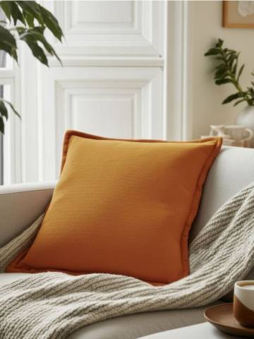 Декоративна подушка - помаранчевий