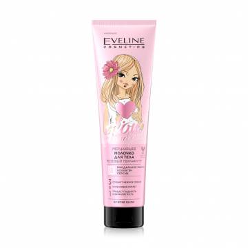 Мерцающее молочко для тела Eveline Cosmetics Glow And Go! Розовый перламутр 3 в 1, 02 Rose Glow, 150 мл Мерцающее молочко для тела Eveline Cosmetics Glow And Go! Розовый перламутр 3 в 1, 02 Rose Glow, 150 мл
