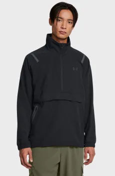 Мужской черный анорак UA Unstoppable Anorak LC Черный XL Under Armour 1389355-001