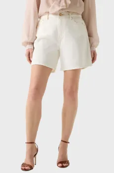 Женские белые джинсовые шорты Белый 29 Guess W6GD1A.D0704;NRW4