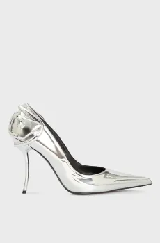 Женские серебристые лодочки TEN&HALF Серебряный 39 Diesel Y03426 P1660