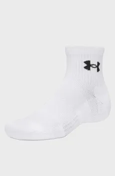 Носки (3 пары) UA Performance Cotton 3p Qtr-WHT Белый 36.5-42 Under Armour 6009686-101