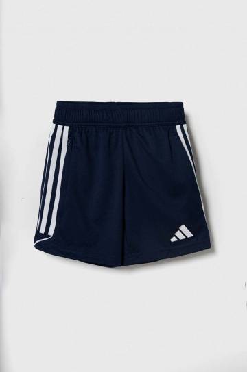 Детские шорты adidas Performance TIRO23L TR SHOY цвет синий регулируемая талия Детские шорты adidas Performance TIRO23L TR SHOY цвет синий регулируемая талия