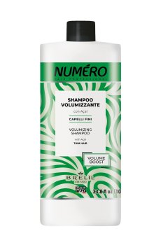 Шампунь для объема волос Brelil Numero Volumising Shampoo с экстрактом асаи, 1 л