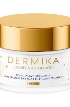 Ночная коллагеновая крем-маска для лица Dermika Luxury Neocollagen, 50 мл