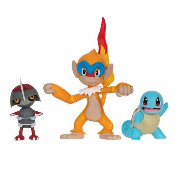 Набір ігрових фігурок Pokemon W18 Поньярд, Сквіртл, Монферно (PKW3058) Набір ігрових фігурок Pokemon W18 Поньярд, Сквіртл, Монферно (PKW3058)
