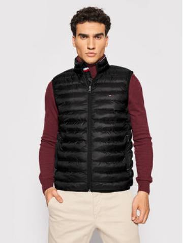 Tommy Hilfiger Жилет Core Circular MW0MW18762 Чорний Regular Fit Tommy Hilfiger Жилет Core Circular MW0MW18762 Чорний Regular Fit