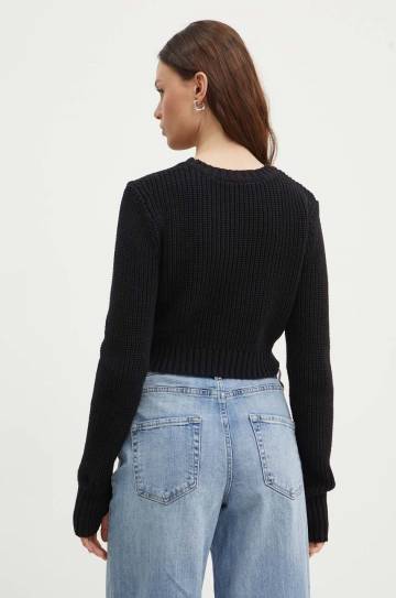 Хлопковый свитер Dkny цвет чёрный D2B4A136 Хлопковый свитер Dkny цвет чёрный D2B4A136