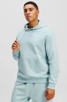 Мужское голубое худи Голубой L Karl Lagerfeld 551904.705192;600