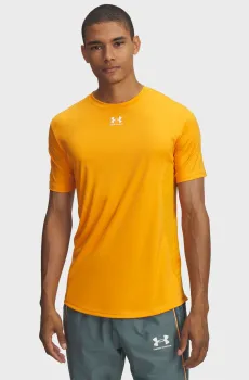 Мужская оранжевая  футболка UA M Challenger Pro SS Оранжевый XL Under Armour 6009620-793