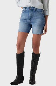 Женские синие джинсовые шорты Синий 25 Guess W5GD47.D5B9A;RF0W