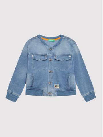 United Colors Of Benetton Куртка бомбер 2BAYGN003 Голубий Regular Fit United Colors Of Benetton Куртка бомбер 2BAYGN003 Голубий Regular Fit