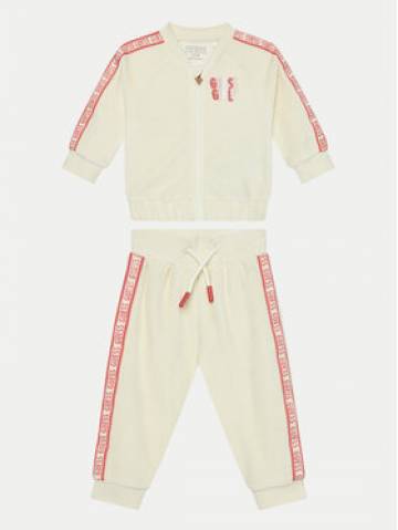 Guess Спортивний костюм A4BG09 KAVN4 Бежевий Regular Fit Guess Спортивний костюм A4BG09 KAVN4 Бежевий Regular Fit