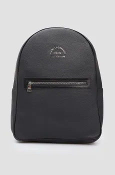 Мужской черный кожаный рюкзак Черный ONESIZE Karl Lagerfeld 542451.815908;990