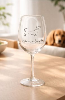 Келих з принтом такси - clear