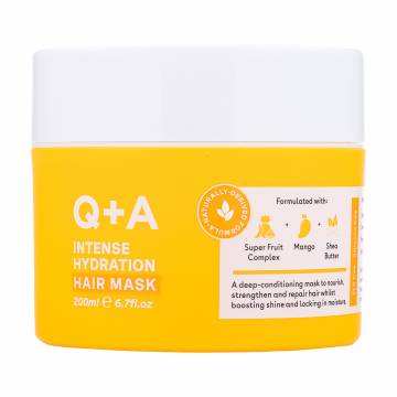 Маска Q+A Intense Hydration Hair Mask для интенсивного увлажнения волос, 200 мл Маска Q+A Intense Hydration Hair Mask для интенсивного увлажнения волос, 200 мл
