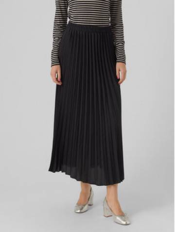 Vero Moda Спідниця в складку 10303169 Чорний Regular Fit Vero Moda Спідниця в складку 10303169 Чорний Regular Fit