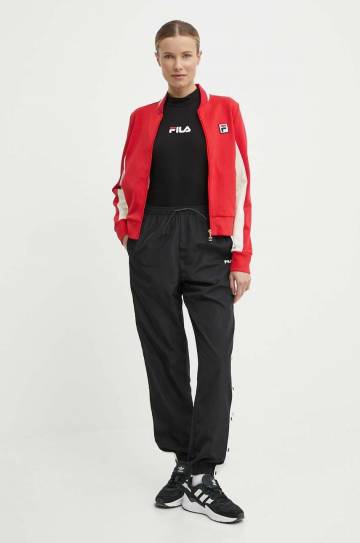 Боди Fila Limeira женские цвет чёрный с полугольфом FAW0754 Боди Fila Limeira женские цвет чёрный с полугольфом FAW0754