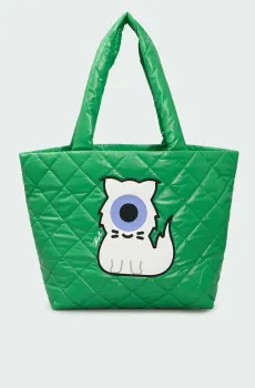 Женский зеленый шоппер Karl Lagerfeld x Darcel Disappoints Зеленый ONESIZE Karl Lagerfeld 241W3885