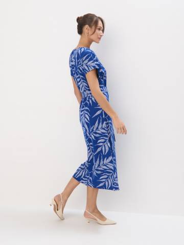 Mohito - Сукня міді з короткими рукавами - темно-синій - S