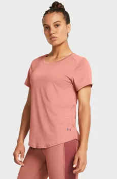 Женская розовая футболка Vanish Elite Vent SS Розовый XS Under Armour 1383638-696