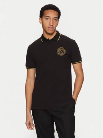 Versace Jeans Couture Поло 78GAGT00 Чорний Regular Fit Versace Jeans Couture Поло 78GAGT00 Чорний Regular Fit