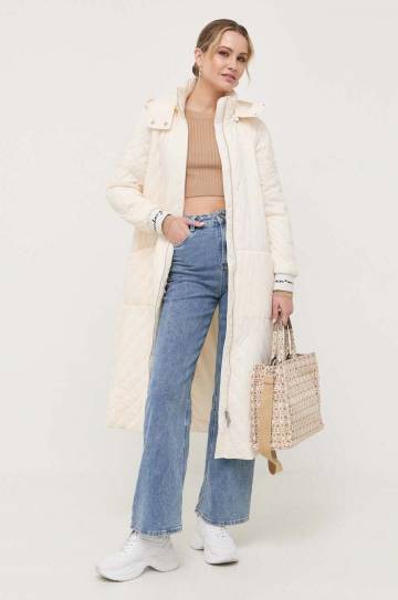 Свитер Guess женский цвет бежевый лёгкий Свитер Guess женский цвет бежевый лёгкий