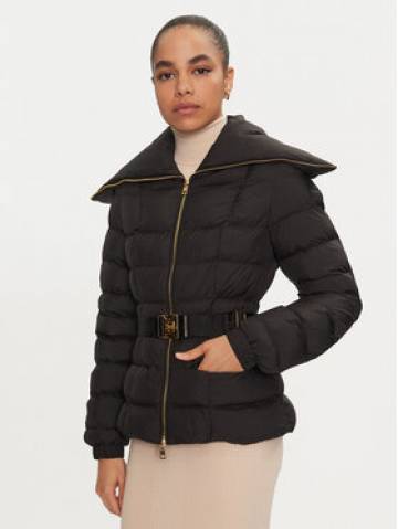 Elisabetta Franchi Пуховик PI-76D-46E2-X680 Чорний Regular Fit Elisabetta Franchi Пуховик PI-76D-46E2-X680 Чорний Regular Fit
