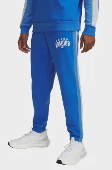 Мужские голубые спортивные брюки UA Rival Flc CB Pants Голубой L Under Armour 6003954-402