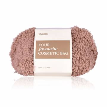 Косметичка EVA.UA Тучка, пудра, малая закругленная, 21*12*12 см (AN03)
